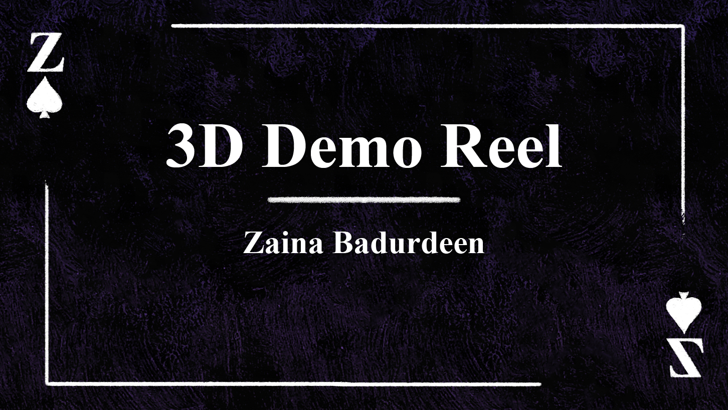 3D Demo Reel